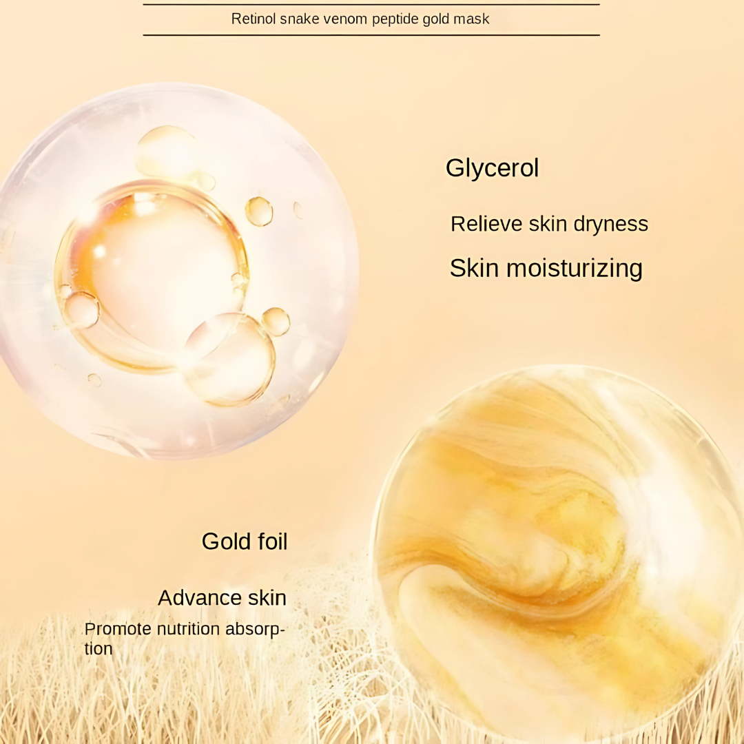 Retinol Gold Face Mask – Deep Moisturizing & Brightening Peel-Off Mask
